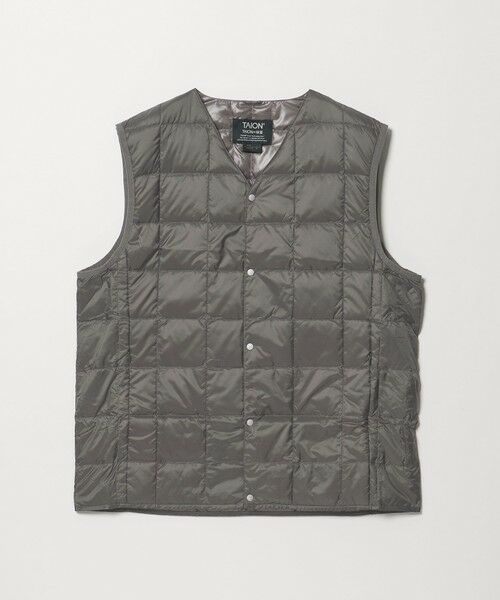 green label relaxing / グリーンレーベル リラクシング ダウンジャケット・ベスト | ＜TAION＞Vネック ボタン ベスト | 詳細7