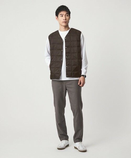 green label relaxing / グリーンレーベル リラクシング ダウンジャケット・ベスト | ＜TAION＞Vネック ボタン ベスト | 詳細11