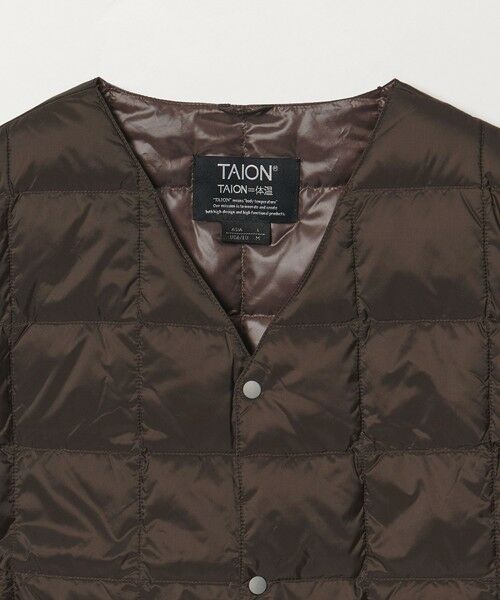 green label relaxing / グリーンレーベル リラクシング ダウンジャケット・ベスト | ＜TAION＞Vネック ボタン ベスト | 詳細18