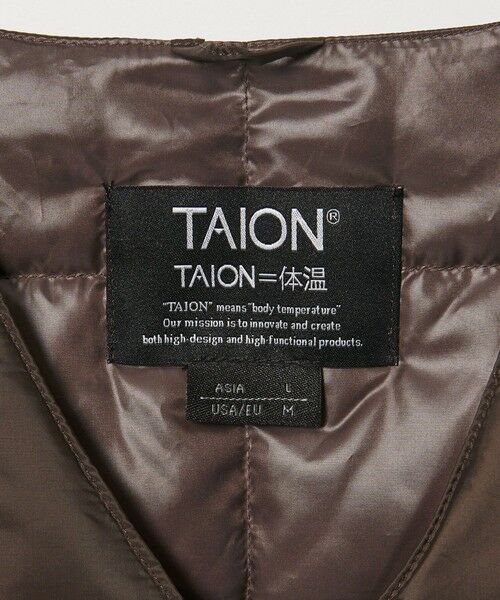 green label relaxing / グリーンレーベル リラクシング ダウンジャケット・ベスト | ＜TAION＞Vネック ボタン ベスト | 詳細24