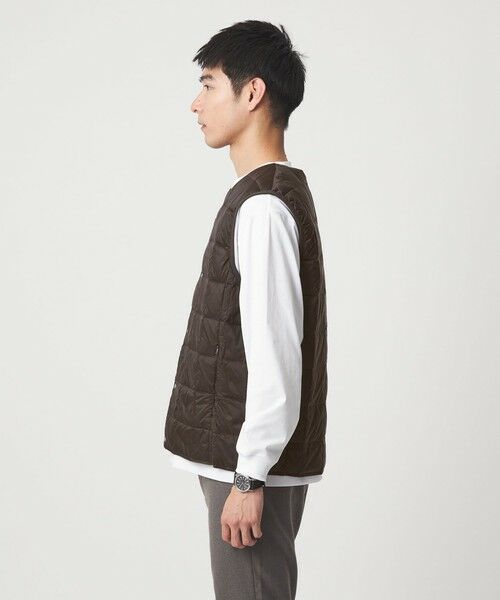 green label relaxing / グリーンレーベル リラクシング ダウンジャケット・ベスト | ＜TAION＞Vネック ボタン ベスト | 詳細14