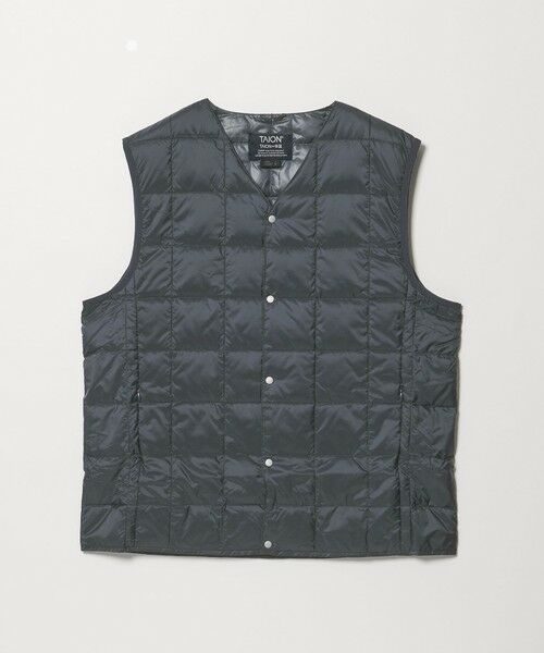 green label relaxing / グリーンレーベル リラクシング ダウンジャケット・ベスト | ＜TAION＞Vネック ボタン ベスト | 詳細27