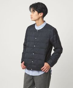 green label relaxing / グリーンレーベル リラクシング ダウンジャケット・ベスト | ＜TAION＞クルーネック ボタン ダウンジャケット