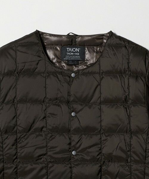 green label relaxing / グリーンレーベル リラクシング ダウンジャケット・ベスト | ＜TAION＞クルーネック ボタン ダウンジャケット | 詳細14