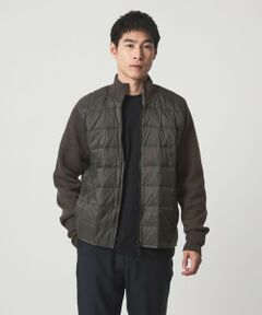 green label relaxing / グリーンレーベル リラクシング ダウンジャケット・ベスト | ＜TAION＞ニット スリーブ ダウンジャケット