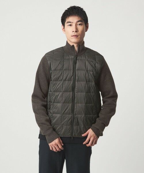 green label relaxing / グリーンレーベル リラクシング ダウンジャケット・ベスト | <TAION>ニット スリーブ ダウンジャケット | 詳細13