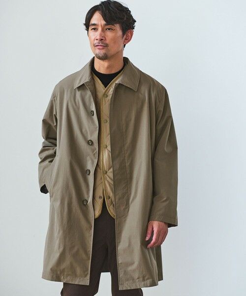 green label relaxing / グリーンレーベル リラクシング ステンカラーコート | 【WEB限定】JUST fit 3WAY ステンカラーコート -はっ水- | 詳細1