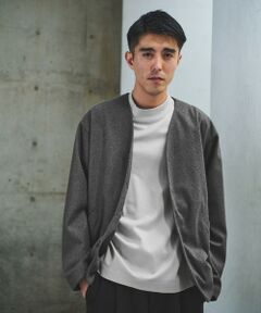 green label relaxing / グリーンレーベル リラクシング カーディガン・ボレロ | WONDER CLOTH ノーカラー カーディガン -ストレッチ-