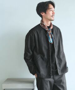 green label relaxing / グリーンレーベル リラクシング カーディガン・ボレロ | WONDER CLOTH ノーカラー カーディガン -ストレッチ-