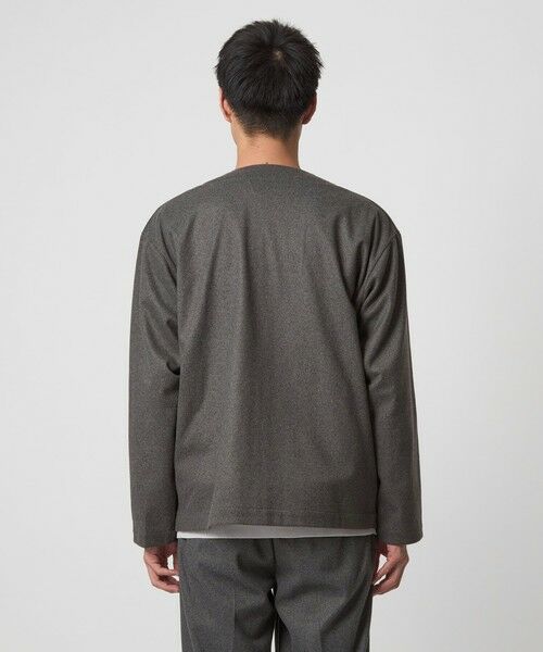 green label relaxing / グリーンレーベル リラクシング カーディガン・ボレロ | WONDER CLOTH ノーカラー カーディガン -ストレッチ- | 詳細6