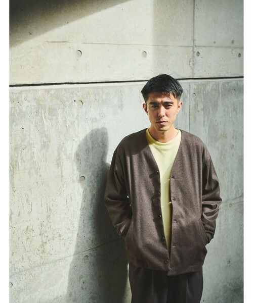 green label relaxing / グリーンレーベル リラクシング カーディガン・ボレロ | WONDER CLOTH ノーカラー カーディガン -ストレッチ- | 詳細19