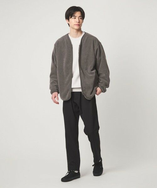 green label relaxing / グリーンレーベル リラクシング カーディガン・ボレロ | カット コール ボア ブルゾン | 詳細8