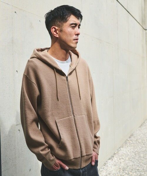 green label relaxing / グリーンレーベル リラクシング パーカー | ウールミックス ジップ パーカー フーディ | 詳細8