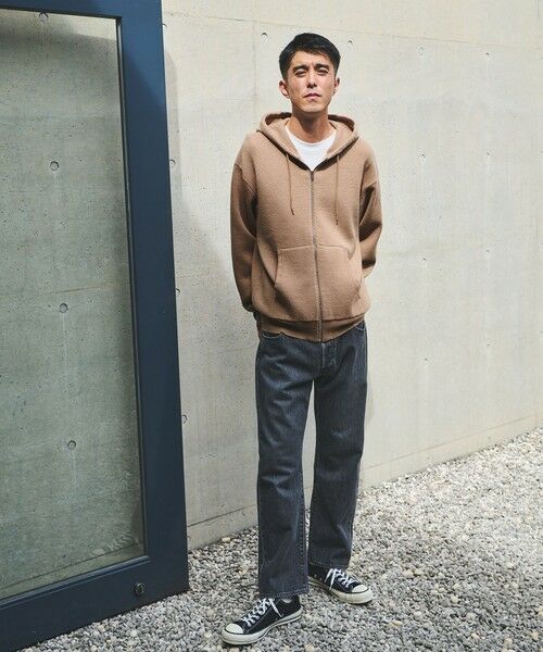 green label relaxing / グリーンレーベル リラクシング パーカー | ウールミックス ジップ パーカー フーディ | 詳細9