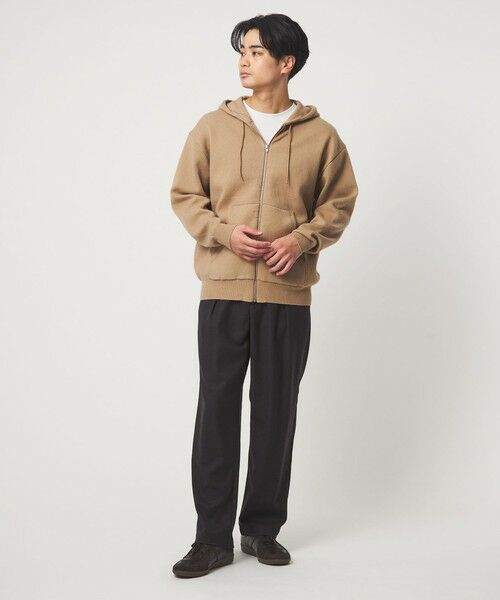 green label relaxing / グリーンレーベル リラクシング パーカー | ウールミックス ジップ パーカー フーディ | 詳細12