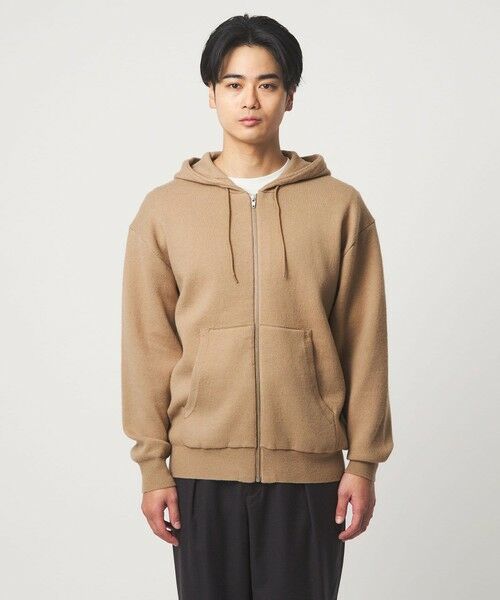 green label relaxing / グリーンレーベル リラクシング パーカー | ウールミックス ジップ パーカー フーディ | 詳細13
