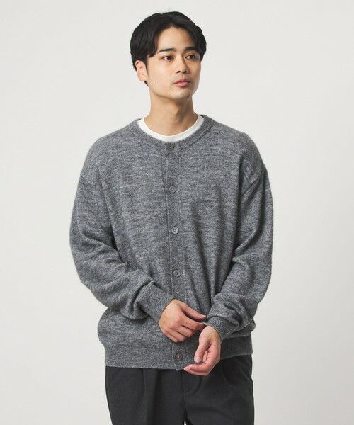 green label relaxing / グリーンレーベル リラクシング カーディガン・ボレロ | アルパカ ブレンド クルーネック カーディガン | 詳細2