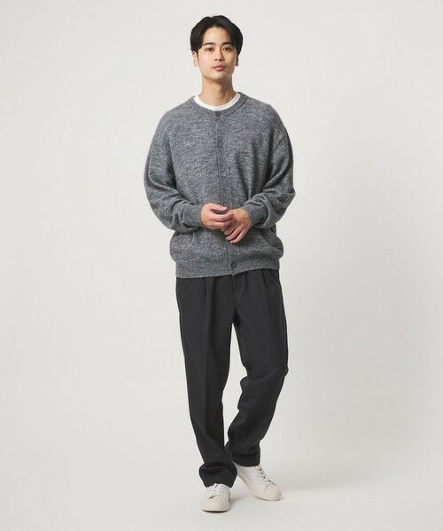 green label relaxing / グリーンレーベル リラクシング カーディガン・ボレロ | アルパカ ブレンド クルーネック カーディガン | 詳細3