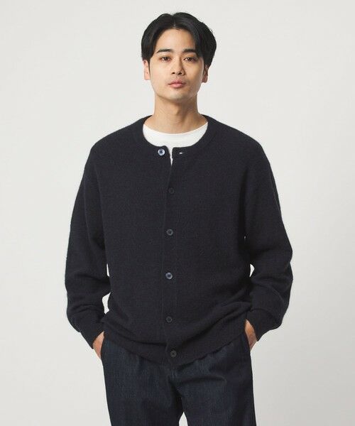 green label relaxing / グリーンレーベル リラクシング カーディガン・ボレロ | アルパカ ブレンド クルーネック カーディガン | 詳細6