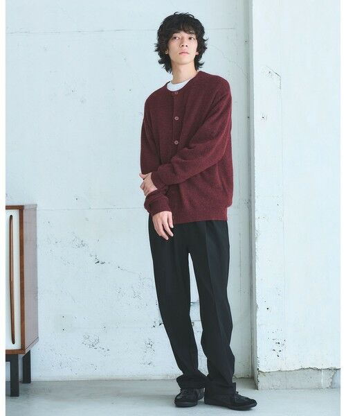 green label relaxing / グリーンレーベル リラクシング カーディガン・ボレロ | アルパカ ブレンド クルーネック カーディガン | 詳細9