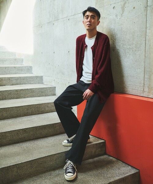 green label relaxing / グリーンレーベル リラクシング カーディガン・ボレロ | アルパカ ブレンド クルーネック カーディガン | 詳細11