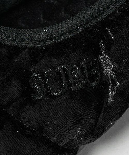 green label relaxing / グリーンレーベル リラクシング フラットシューズ | ＜SUBU＞DOTS VAMP VELVET BLACK サンダル | 詳細11