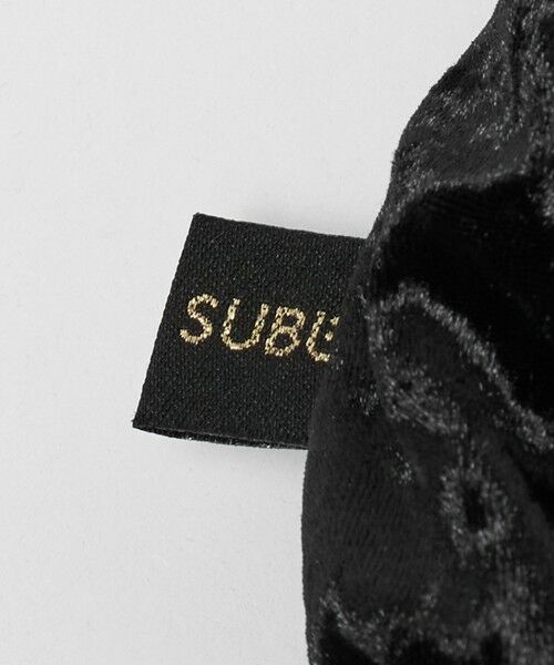 green label relaxing / グリーンレーベル リラクシング フラットシューズ | ＜SUBU＞DOTS VAMP VELVET BLACK サンダル | 詳細13