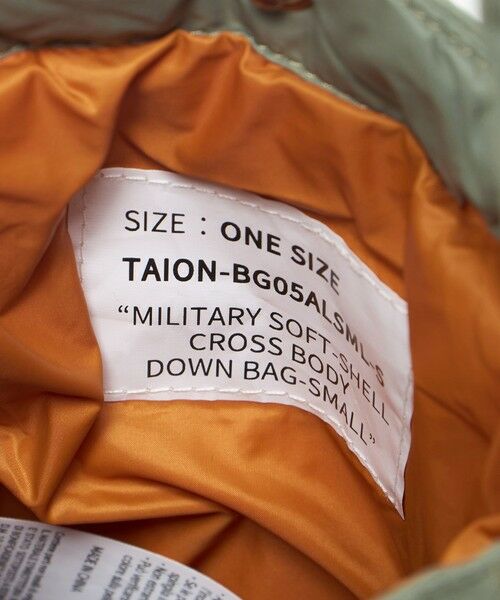 green label relaxing / グリーンレーベル リラクシング ショルダーバッグ | ＜TAION＞ミリタリー ボディ ショルダーバッグ | 詳細21