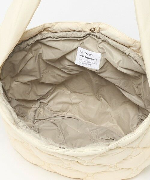green label relaxing / グリーンレーベル リラクシング ショルダーバッグ | ＜TAION＞ソフトシェル  ダウン ショルダーバッグ | 詳細4