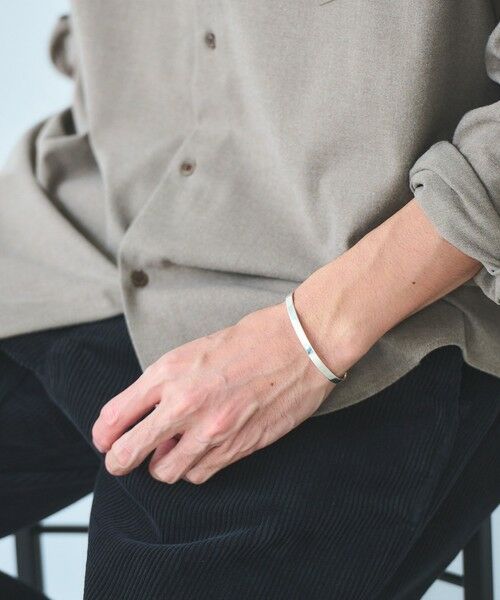 green label relaxing / グリーンレーベル リラクシング ブレスレット・バングル | GLR フラット シルバー バングル | 詳細1