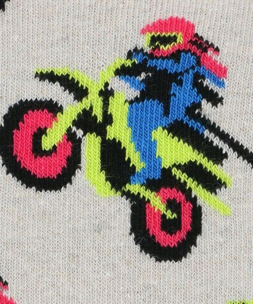 green label relaxing / グリーンレーベル リラクシング ソックス | ＜Happy Socks＞モーター バイク ソックス | 詳細1