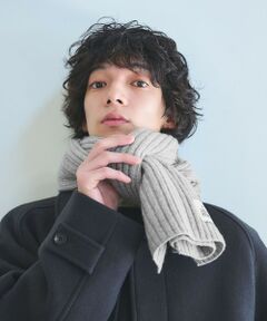 green label relaxing / グリーンレーベル リラクシング マフラー・ショール・スヌード・ストール | ハミルトン ウール ナイロン リブマフラー