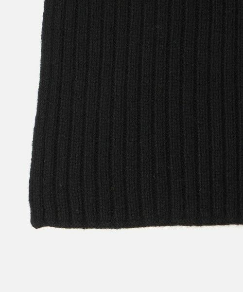 green label relaxing / グリーンレーベル リラクシング マフラー・ショール・スヌード・ストール | ハミルトン ウール ナイロン リブマフラー | 詳細2