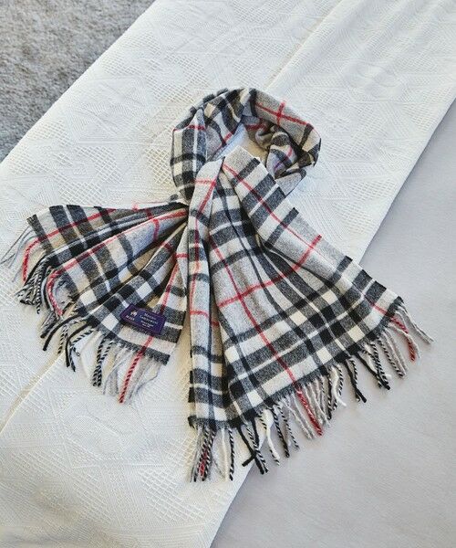 green label relaxing / グリーンレーベル リラクシング マフラー・ショール・スヌード・ストール | ＜MOON＞チェック 50 マフラー | 詳細1