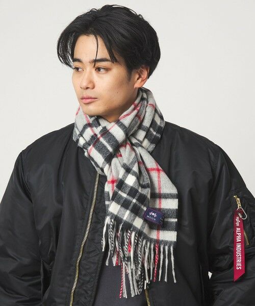 green label relaxing / グリーンレーベル リラクシング マフラー・ショール・スヌード・ストール | ＜MOON＞チェック 50 マフラー | 詳細3