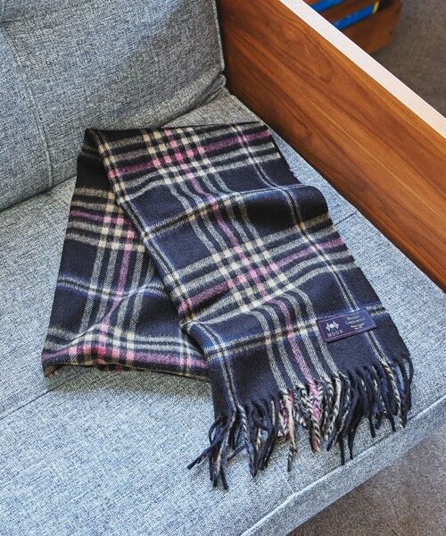 green label relaxing / グリーンレーベル リラクシング マフラー・ショール・スヌード・ストール | ＜MOON＞チェック 50 マフラー | 詳細13