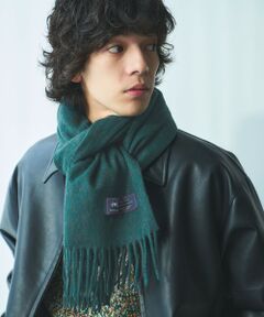 green label relaxing / グリーンレーベル リラクシング マフラー・ショール・スヌード・ストール | ＜MOON＞ソリッド マフラー