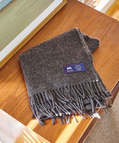 green label relaxing / グリーンレーベル リラクシング マフラー・ショール・スヌード・ストール | ＜MOON＞ソリッド マフラー | 詳細1