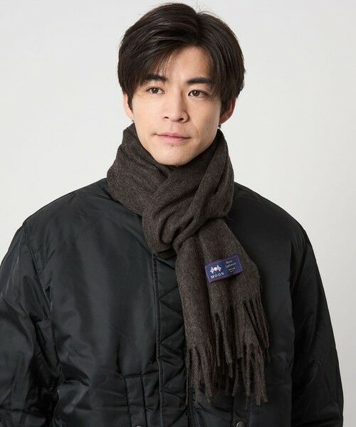 green label relaxing / グリーンレーベル リラクシング マフラー・ショール・スヌード・ストール | ＜MOON＞ソリッド マフラー | 詳細2