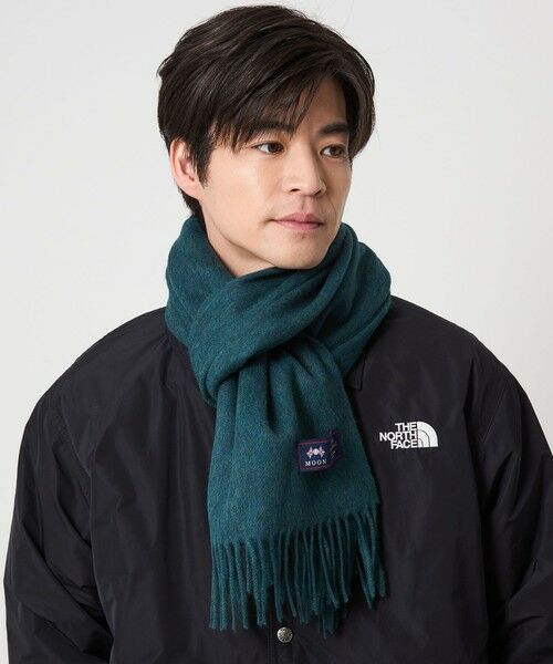 green label relaxing / グリーンレーベル リラクシング マフラー・ショール・スヌード・ストール | ＜MOON＞ソリッド マフラー | 詳細9