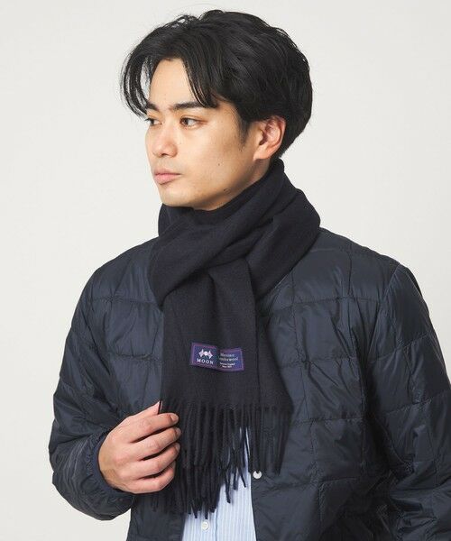 green label relaxing / グリーンレーベル リラクシング マフラー・ショール・スヌード・ストール | ＜MOON＞ソリッド マフラー | 詳細13