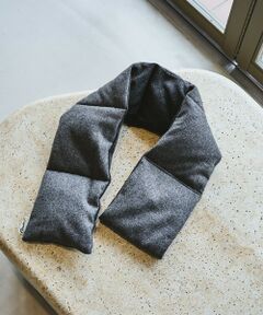 green label relaxing / グリーンレーベル リラクシング マフラー・ショール・スヌード・ストール | 【別注】＜COBMASTER＞GLR グレー ダウン マフラー