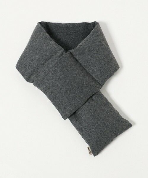 green label relaxing / グリーンレーベル リラクシング マフラー・ショール・スヌード・ストール | 【別注】＜COBMASTER＞GLR グレー ダウン マフラー | 詳細1