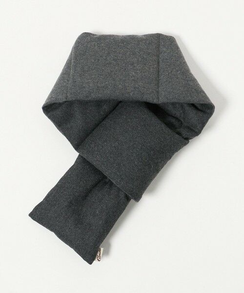 green label relaxing / グリーンレーベル リラクシング マフラー・ショール・スヌード・ストール | 【別注】＜COBMASTER＞GLR グレー ダウン マフラー | 詳細2