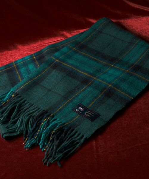 green label relaxing / グリーンレーベル リラクシング マフラー・ショール・スヌード・ストール | ＜MOON＞チェック 70 マフラー | 詳細2