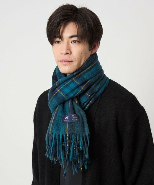 green label relaxing / グリーンレーベル リラクシング マフラー・ショール・スヌード・ストール | ＜MOON＞チェック 70 マフラー | 詳細4