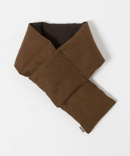 green label relaxing / グリーンレーベル リラクシング マフラー・ショール・スヌード・ストール | 【別注】＜COBMASTER＞GLR ブラウン ダウン マフラー | 詳細2