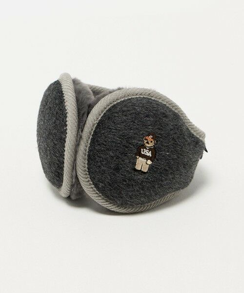 green label relaxing / グリーンレーベル リラクシング ネックウォーマー・イヤーマフ | 【別注】＜ROSTER BEAR×AVERAGE＞イヤーマフラー | 詳細3