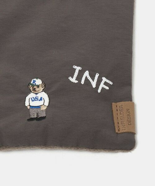 green label relaxing / グリーンレーベル リラクシング マフラー・ショール・スヌード・ストール | 【別注】＜INFIELDER DESIGN＞BEAR  パデッド マフラー | 詳細12