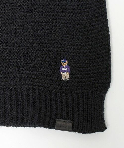 green label relaxing / グリーンレーベル リラクシング マフラー・ショール・スヌード・ストール | 【別注】＜INFIELDER DESIGN＞BEAR ニット マフラー | 詳細2